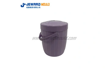 14L Round Striped Water Bucket Mould JV59-2