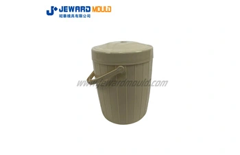 21L Round Striped Water Bucket Mould JV59