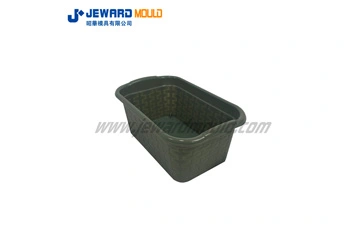 Basket Pattern Flower Pot Mould JV47